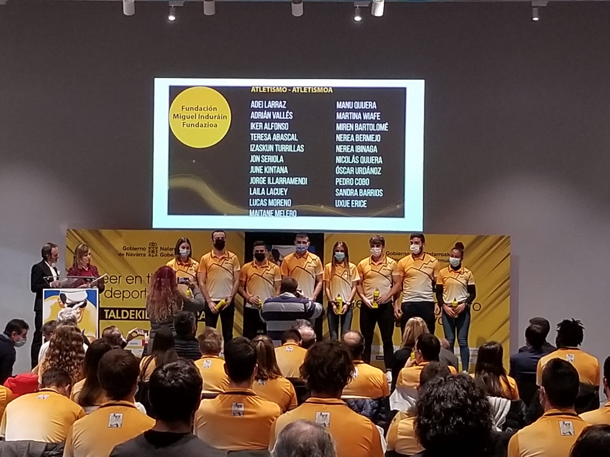 GALA DE ENTREGA DE LAS BECAS fundaci&oacute;n miguel indurain 2021